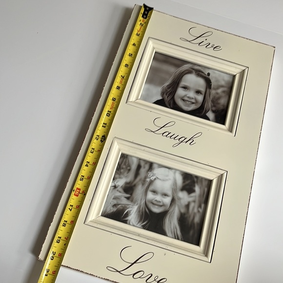 “Live”, “Laugh”, “Love” Wood Picture Frame - Picture 12 of 12